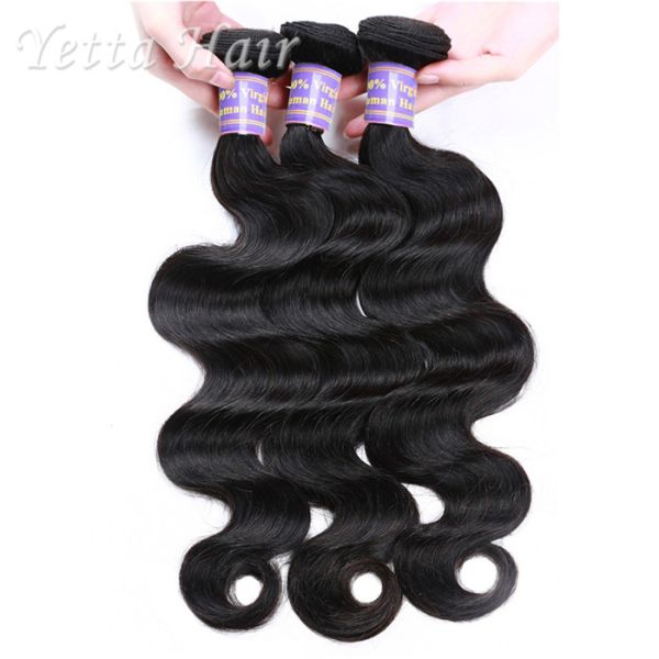 Malaysian Body Wave 7A Virgin  Hair Extensions Can Be Dye Permed