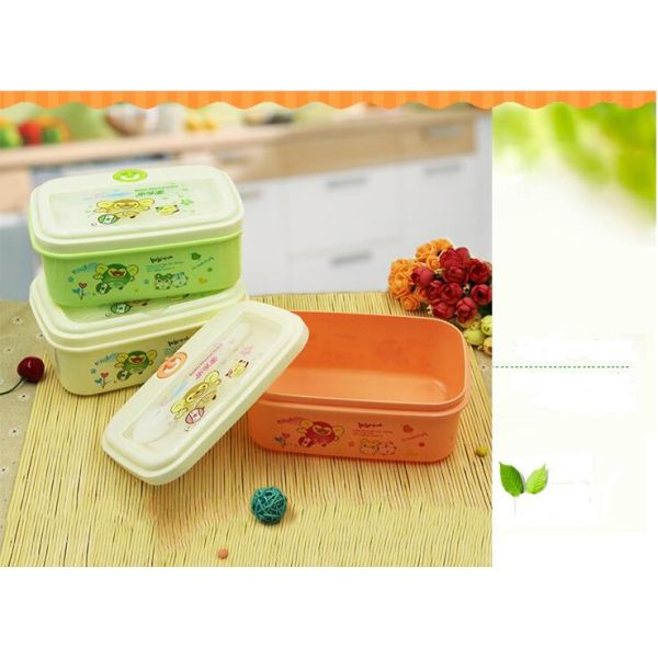 recipientes plásticos reutilizables del almuerzo 960ml, recipientes reutilizables de la preparación de la comida