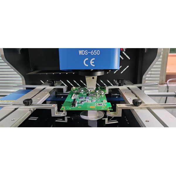 WDS650 BGA Rework Station with Triple-Zone Heating HD Optical Alignment and Touchscreen Interface for Precision BGA Repair