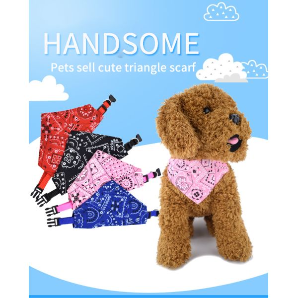 Bandanas собаки праздника шарфа шеи собаки двойного слоя фасонируют стиль