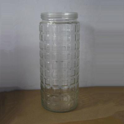 Huge Round Glass Jar in Storage Bottle