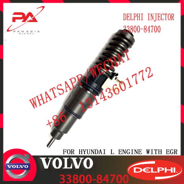 61928748 inyector de tren común 33800-84700 piezas de automóviles combustible para Hyundai diésel boquilla