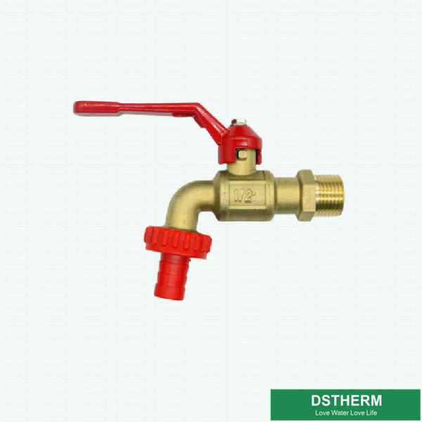 Кран облегченного первоначального латунного Bibcock шарика цвета латунного латунный подгонял бренд
