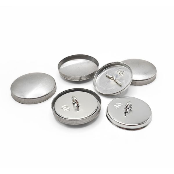 Sofa Buttons Fabric-Covered Buttons Upholstered Button Blanks Metal Buttons Coat Buttons Round Fabric-Covered Buttons