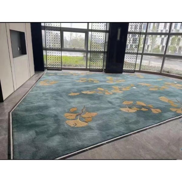 Commercial Flooring Fire Proof Carpet Rectangle Shape and Nylon Wall to Wall Carpet