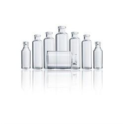 Frasco de injeção de frasco de vidro tubular transparente de 2 ml