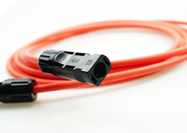 1x4mm2 câble solaire rouge, câble solaire de TUV pour le système d'alimentation solaire