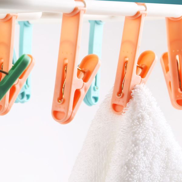 16 Clips Clothespin Multifunctional Socks Hanger Windproof