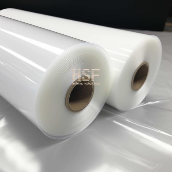 Résistant aux rayures PE industriel Film de protection auto-adhésif Clair Durable 50 microns Épaisseur totale 1500 mm Largeur