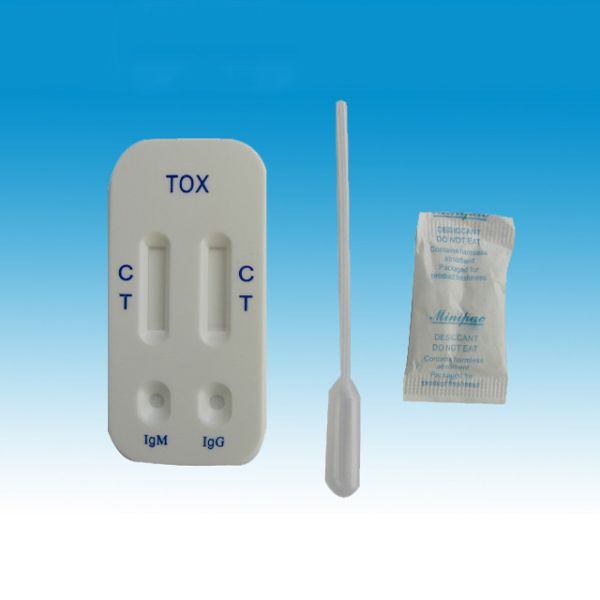 Card Combo Rapid Test Kit Toxotest Toxoplasma Igg / Igm Detection