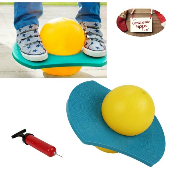 Toy Play Hopper Pogo Balance Ball Board Bounce Balance Platform Ball Non Slip