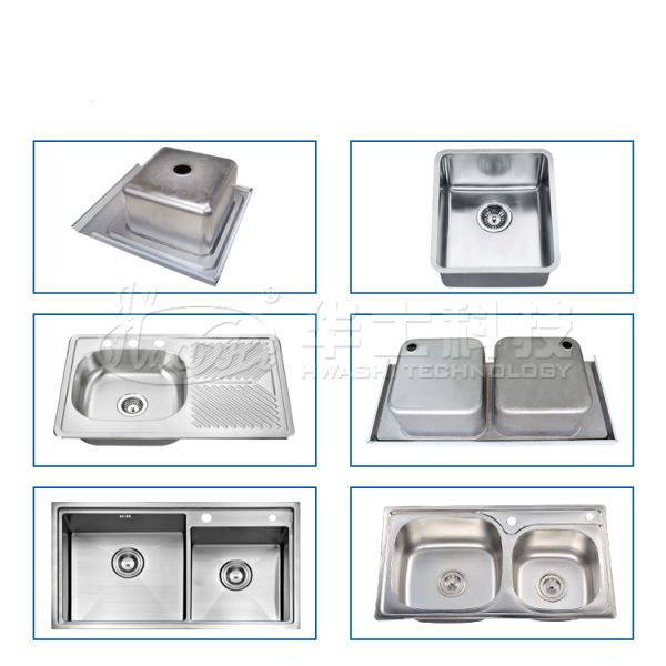 Máquina de soldadura automática do dissipador do CNC para a banca da cozinha diferente do tamanho