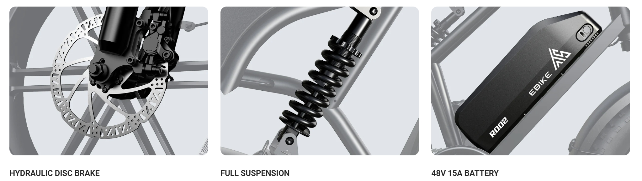 TST 20*4.0 Electric Fatbike Electric Hybrid Bike Full Suspension Electric Moped Bike Electric Bike V8 V20 V20PRO Fat Tire E-bike