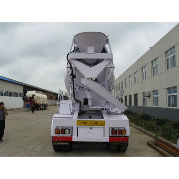 SINOTRUK HUAWIN 3 axles concrete mixer semi trailer