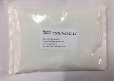 O gel do gelo embala as CAIXAS projetadas para congelar-se e a aproximação amigável em +12°F/-11°C