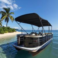 OEM Design Matériau d'aluminium Pontoon de 21 pieds pour 7 à 9 personnes