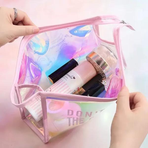 Waterproof Custom PVC HoloGraphic Makeup Bag