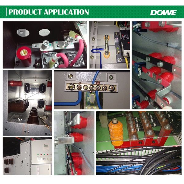 Эпоксидная смола изоляторов тупика шинопровода 12KV для Switchgear 50x50
