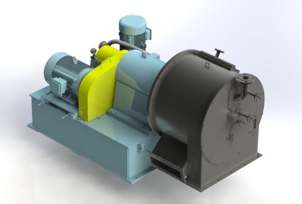 Centrifugadora de sal de tela sensível ao toque 220V com aço inoxidável para processamento de sal
