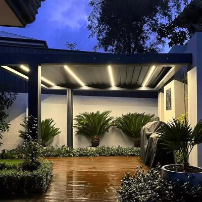 Customizable Alloy 6063/6061 Aluminium Pergola with Adjustable Louvers and Shade Option