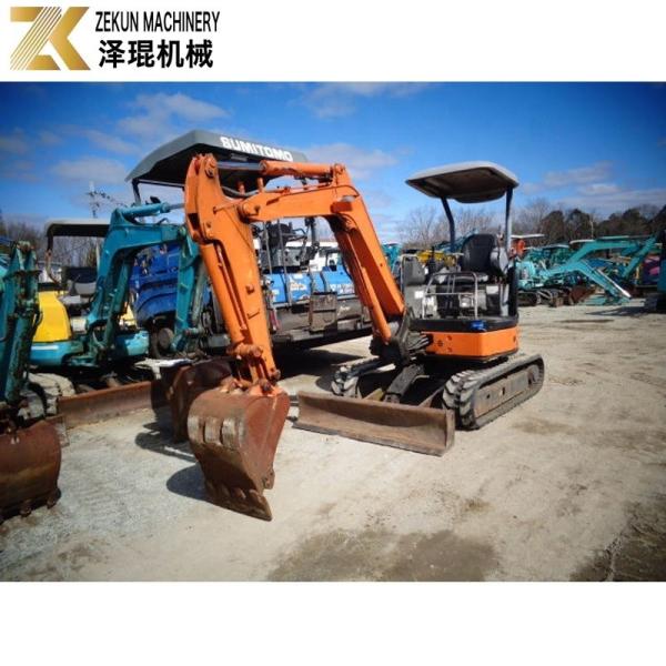 20KW 3 toneladas pequena usada Hitachi Zaxis 30 Crawler Excavator ZX30 com 2001-4000 horas de trabalho