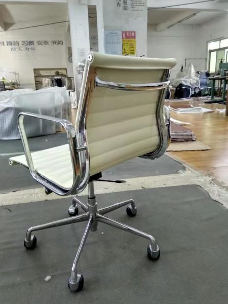 Comfortable Executive Leather Office Chair / White Executive Office Chair