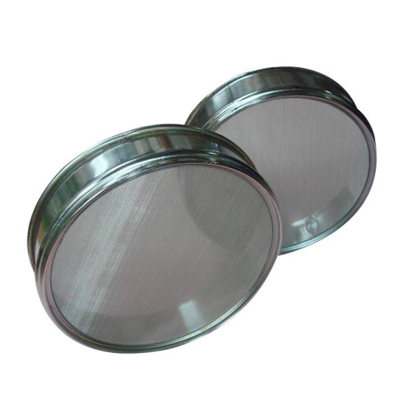 10 - 600 Micron Wire Mesh Sieve Round Shape Stainless Steel Made