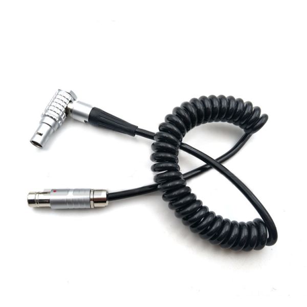 90 Degree Right Angle Lemo Cable Connector FHG 26 Pin Male Plug Brass Configuration