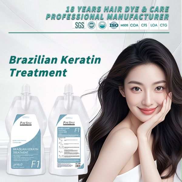 OEM ODM Keratin Treatment Hair Straightener Professional Hair Straightening Treatment Smoothing Nourishing Anti Frizz Hair Dye Factory Wholesale