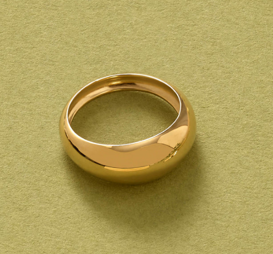 Bold Design 925 Sterling Silver Dome Ring