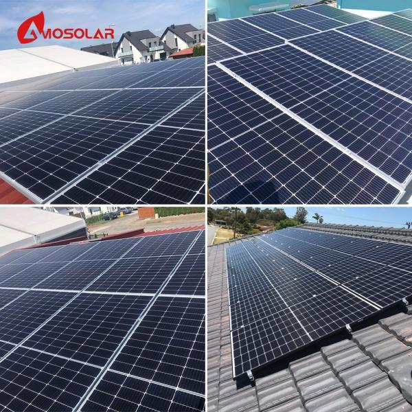 Sistemas solares domésticos completos com kits de painéis solares híbridos de bateria de lítio LiFePO4 de 5-10Kw