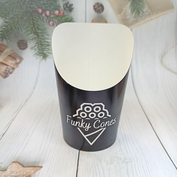 французская чашка держателя картофеля фри 16oz устранимая для взятия вне печь вафлю яйца тортов