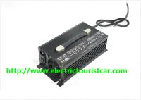 Chargeur classique 48V 25A 260*150*90 millimètre de batterie de voiture électrique de logement noir
