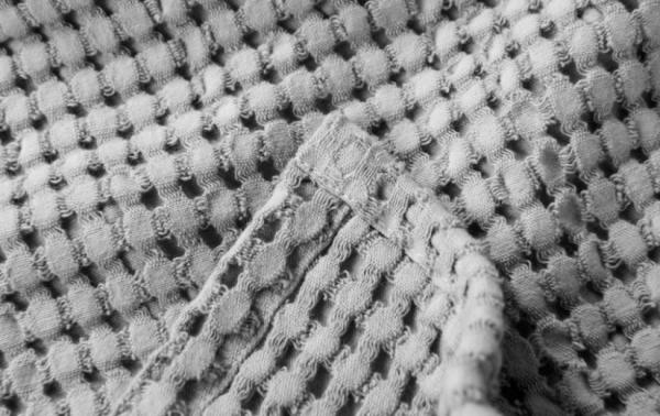 Skin Friendly 100% Cotton Waffle Blanket OEM Waffle Weave Twin Blanket