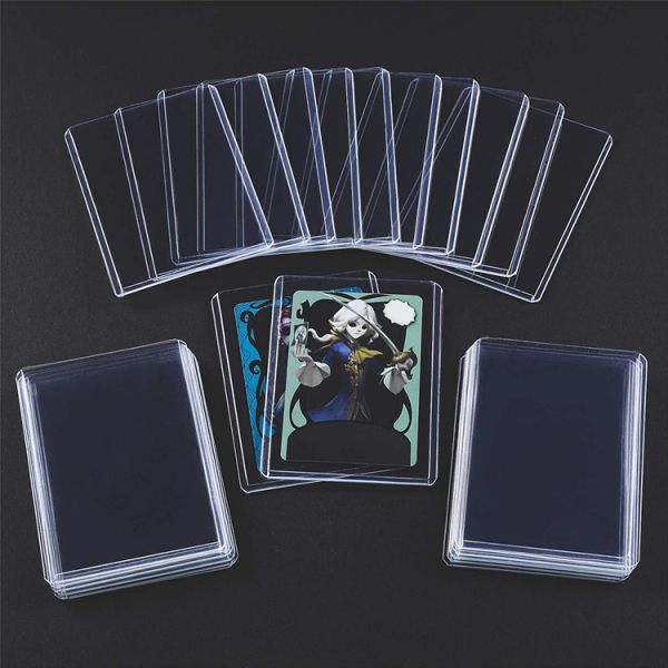 Thick 20pt 25pt Baseball Card Hard Plastic Protectors For Pokemon