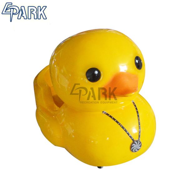 Yellow duck swing coin operated kiddie rides EPARK kids amusement park ride on machine