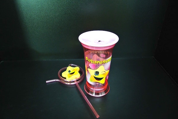 Pink Star Style Cartoon CharacterDrinking Water Bottle 8.5 Inch  As Gift For Children Made By As