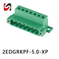 2EDGRKPF-5.0 5.0mm Pitch Pluggable Terminal Bloqueado Femenino de alambre a alambre Fabricante