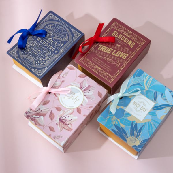 Superficie de acabado de la caja de regalo de chocolate laminada de mat de tamaño personalizado Ferrolita embalaje