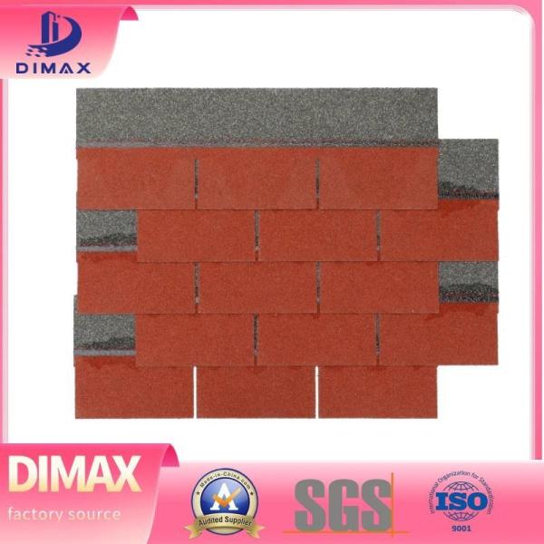 Colored Fiberglass Asphalt Shingles Stone Coated Composite Type Roofing Shingles Roof Tile