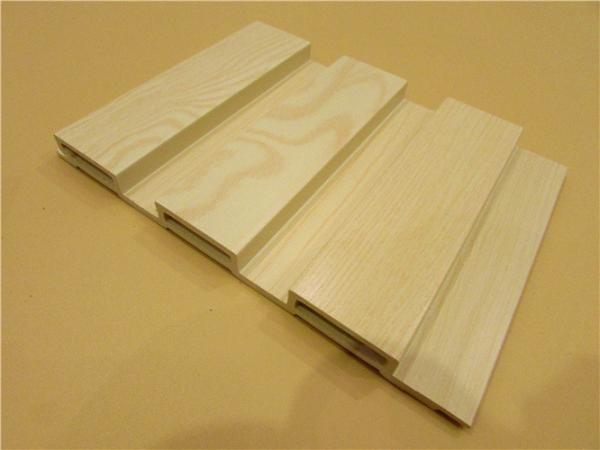 Fireproof Wood Grain Printed WPC Wall Panel For Decoration 200 * 16mm