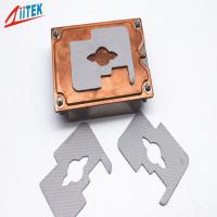 Fabricação de almofadas de condução térmica ultra-suave cinza para luz LED