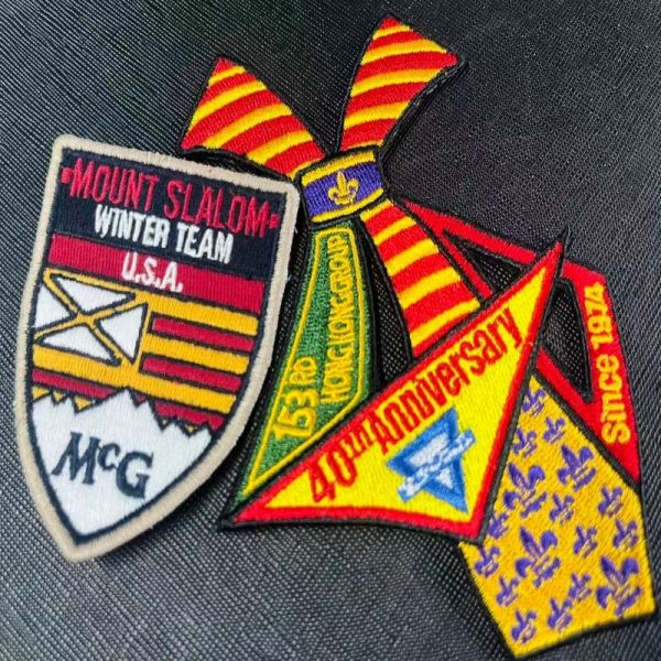 Glossy Finish Garment Patches Featuring Nylon or Cotton String Perfect for Clothing Decoration and Custom Apparel Creation