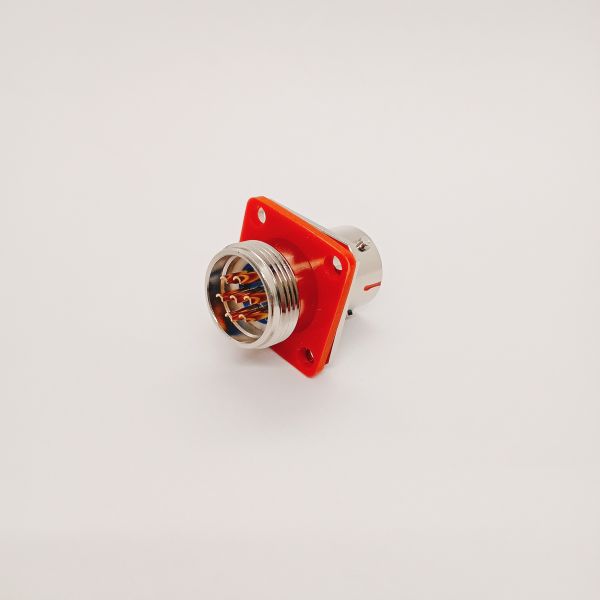 Y11 Series 19-Pin Circular Connector with IP65 Dustproof and Waterproof Rating and Gold-Plated Contacts