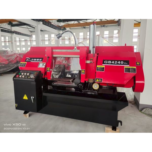 CNC Automatic Horizontal Band Saw  For Metal Cutting φ400 mm