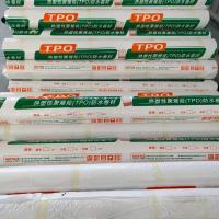 Fully Adhered TPO Waterproof Membrane 1.5mm For Renovation Of Old Steel Roofs