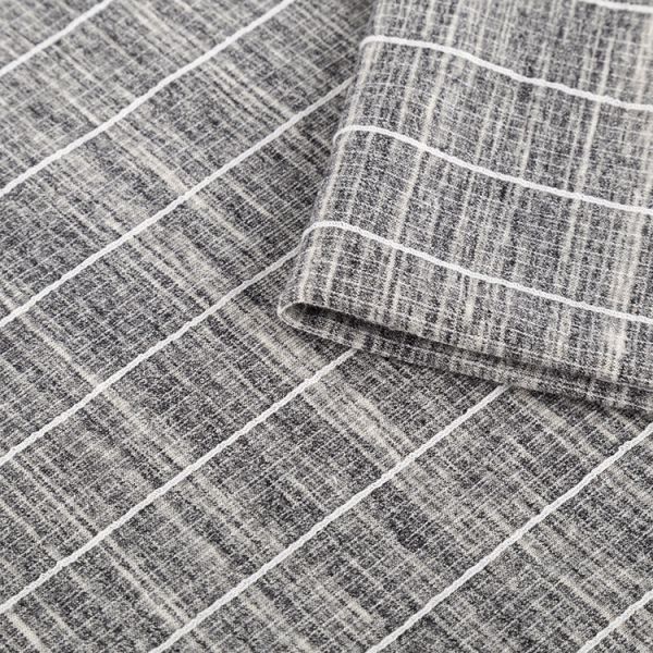 Прочность Глянцевая свитер Памучная футболка Ткань для модной одежды Поглощение влаги