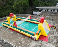 Terrain de football gonflable de la qualité marchande 12x6x2m