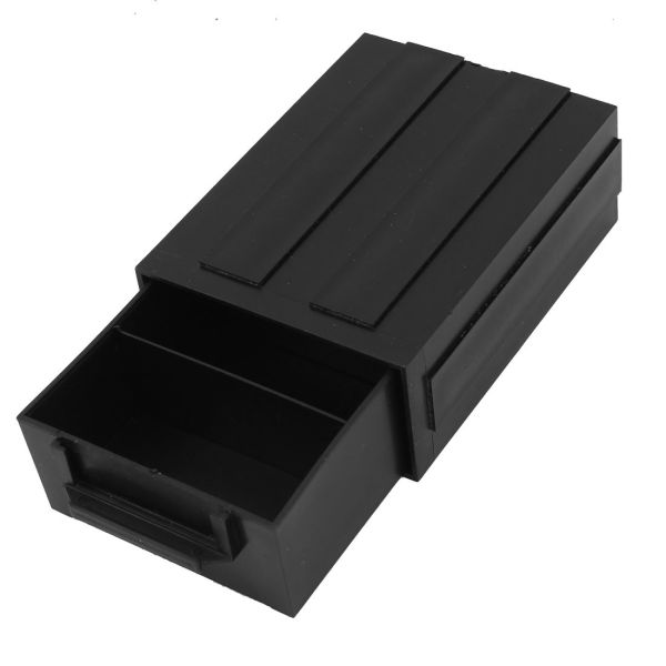 Черная пластиковая анти- статическая коробка ящика ESD IC компонентная