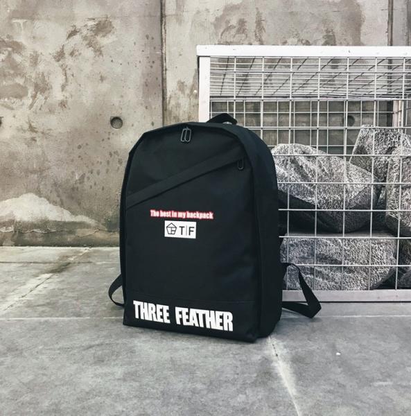 2018 summer fashion new trend outdoor backpack fashion letter printing contrasting casual backpack